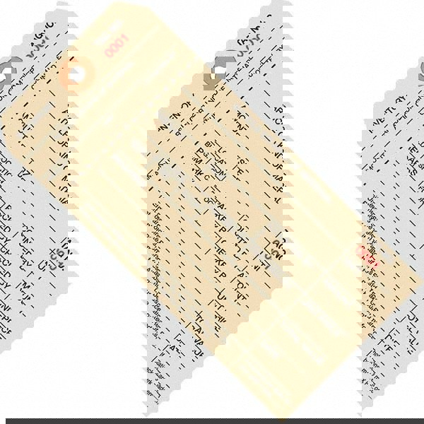 Blank Tag: 6-1/4'' High, Manila, Synthetic Paper